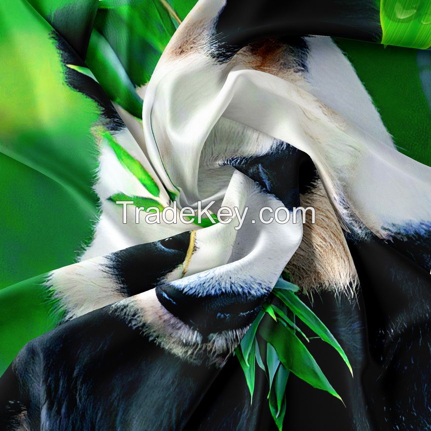 Customized 3D Digital Printed Microfiber Bedding Set with Cute Panda Design, Unique Gift For Kids