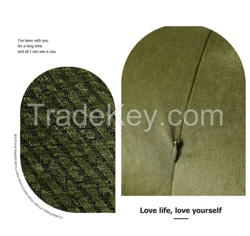 Wholesale New Design Slub Chenille Pillows Broadside Cushions Cover Chenille Fabric For Throw Pillow Cover