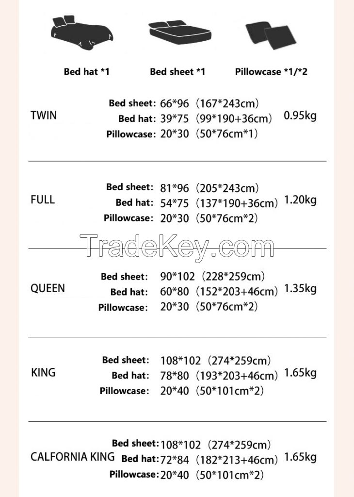 Queen Size 4 Piece Sheet Set Comfy Breathable & Cooling Bed Sheets Set Hotel Luxury Bedding Soft and Wrinkle Free Bed Sheets