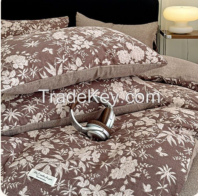 Tufted Twin Comforter Set Beige Boho Bedding Comforter Sets Farmhouse Shabby Chic Embroidery Bed Set Soft Fluffy Cozy Arch Pattern Comforter 