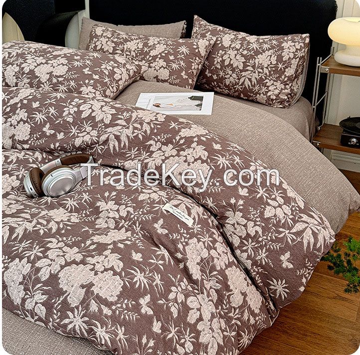 Tufted Twin Comforter Set Beige Boho Bedding Comforter Sets Farmhouse Shabby Chic Embroidery Bed Set Soft Fluffy Cozy Arch Pattern Comforter 