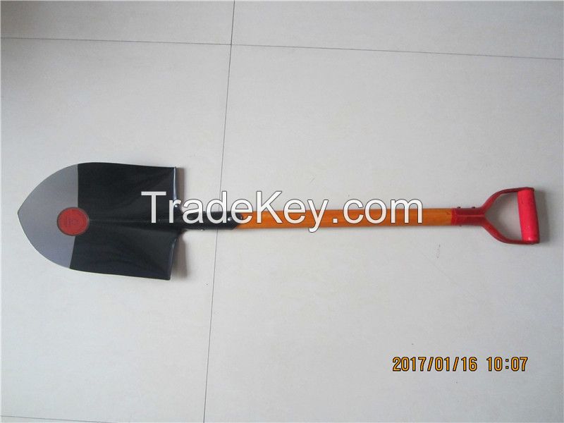 Garden Shovel Round Mouth S503 With All Steel Handle 