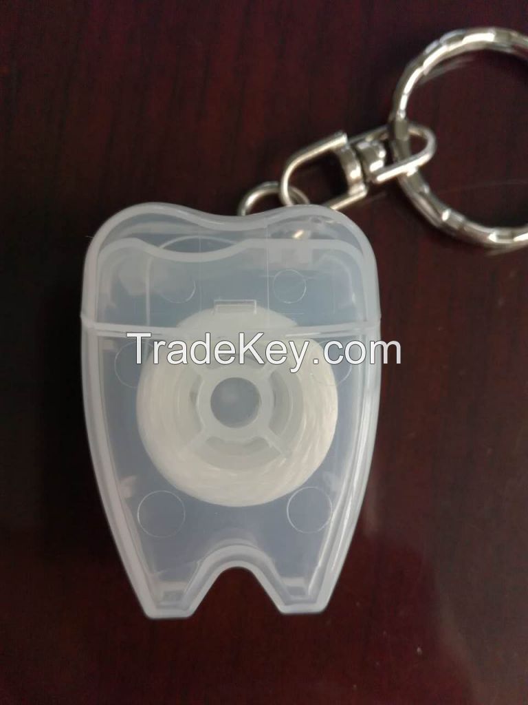 2017 Cute tooth shape dental floss with FDA