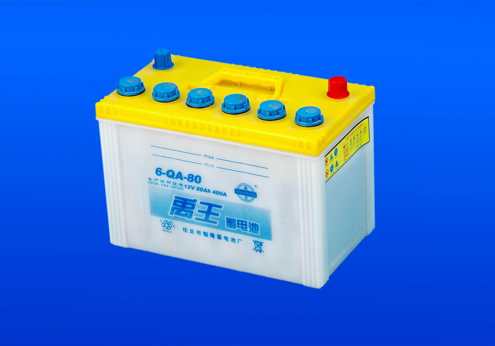 Truck rechargeable dry charged battery