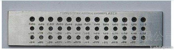 Tungsten carbide drawplate