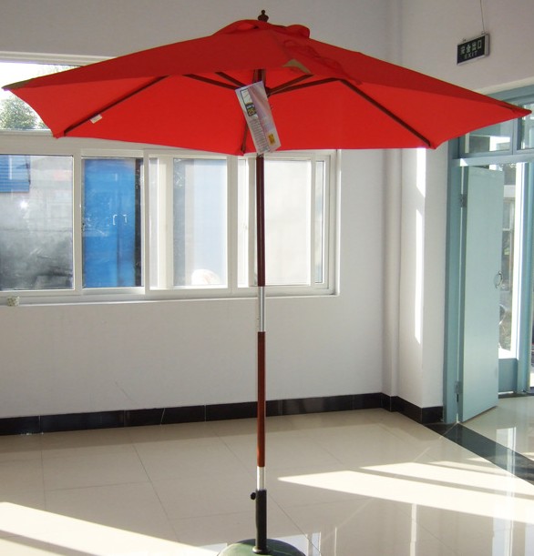 wood umbrella