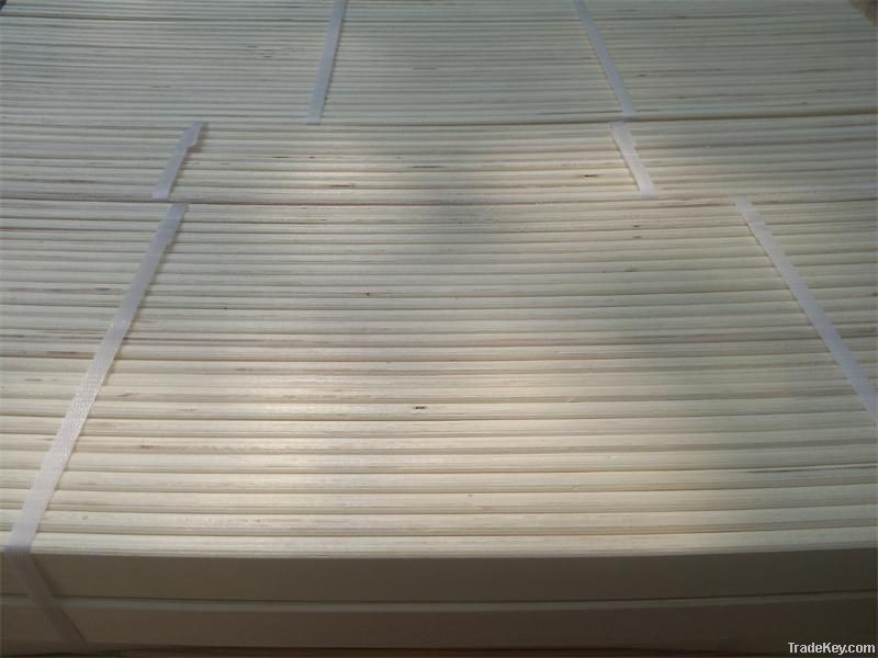 Poplar core plywood with bending bed slats