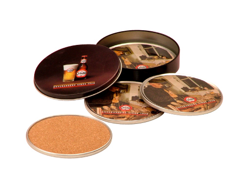 tin coasters