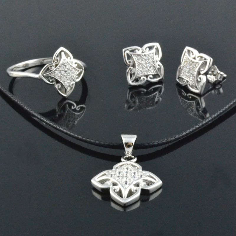 Wholesale 925 Silver Fashion Jewelry Sets 