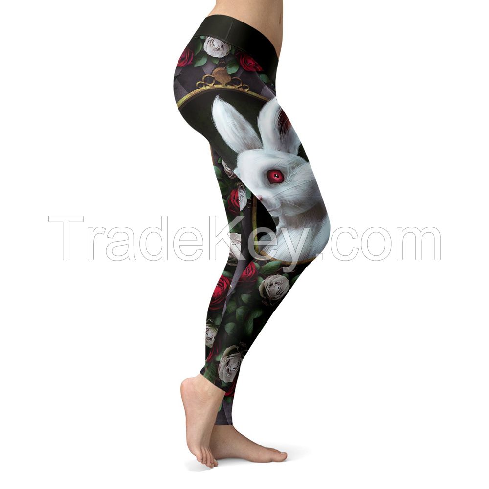 High quality new arrival legging for women fitness leggings Polyester sublimated leggings in cheap price