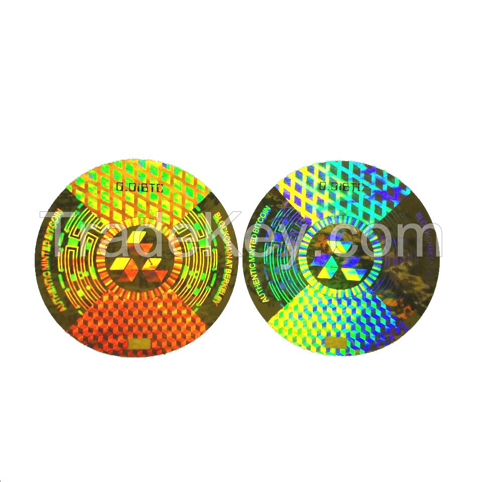 3D dynamic hologram sticker