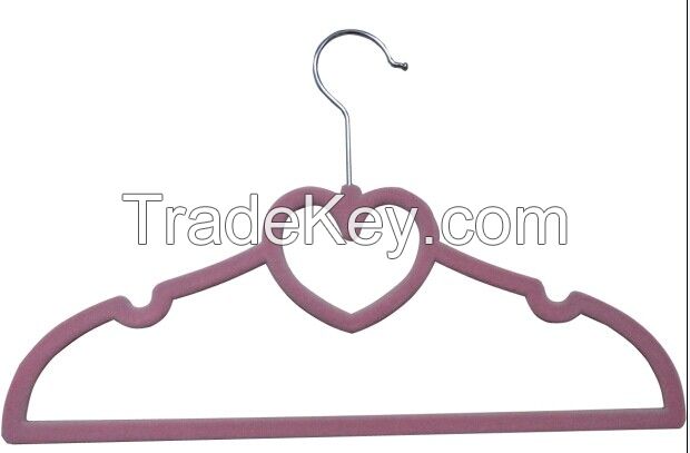 Flocked hanger