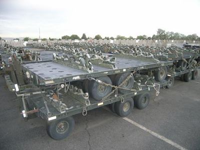 SCRAP ALUMINUM TRAILERS WITH AXLES