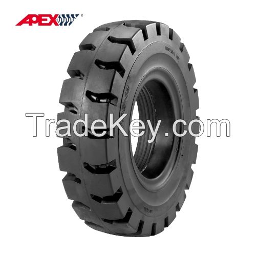 Solid Forklift Tires For (5, 8, 9, 10, 12, 15, 16, 20, 24, 25 Inches)