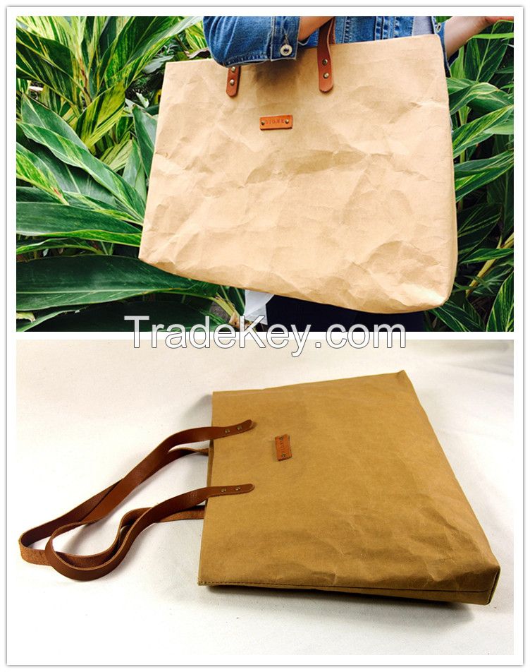 washable paper handbag 