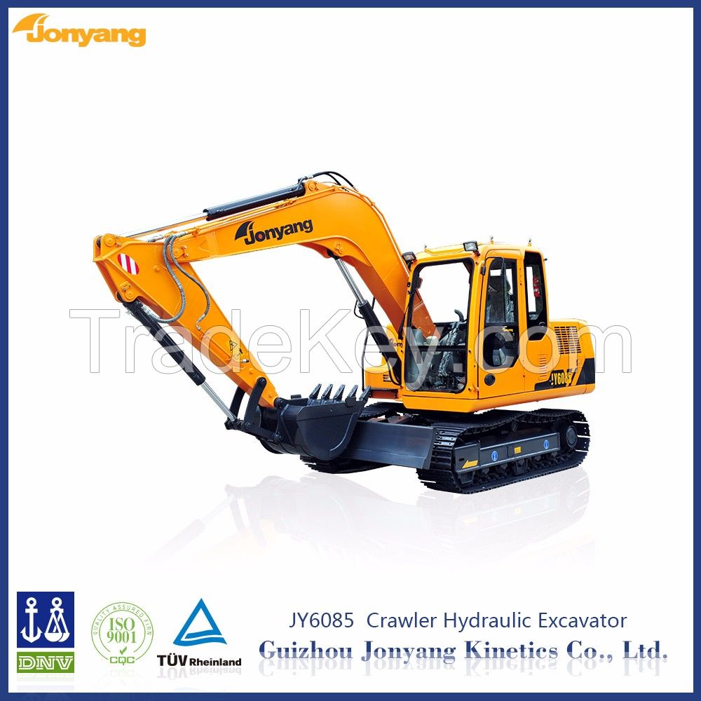 China mini 8 ton crawler excavator for sale