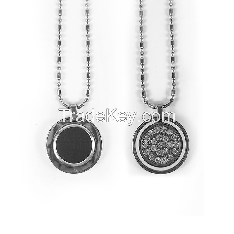 Quantum Scalar Energy Alloy Metal Pendant