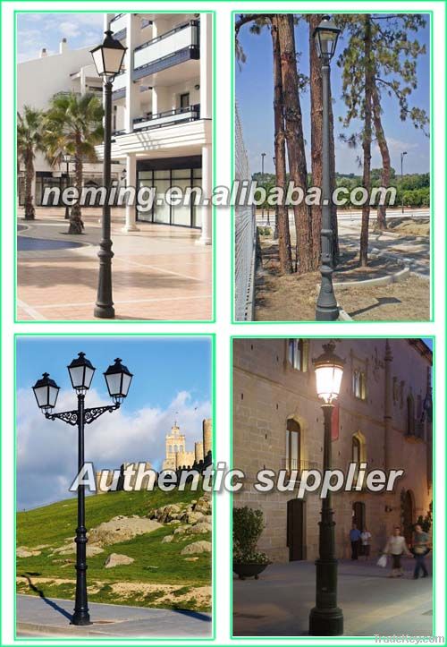 Spanish Style Cast Iron Lighting poles