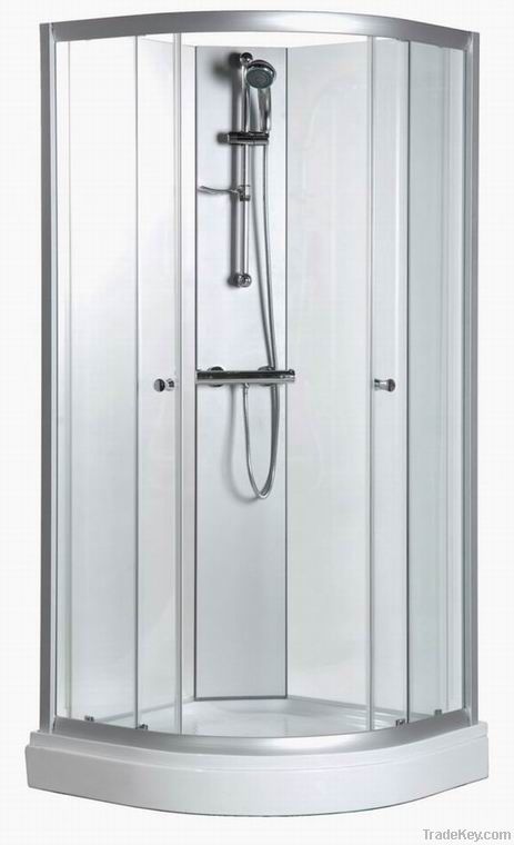 Screwless shower room