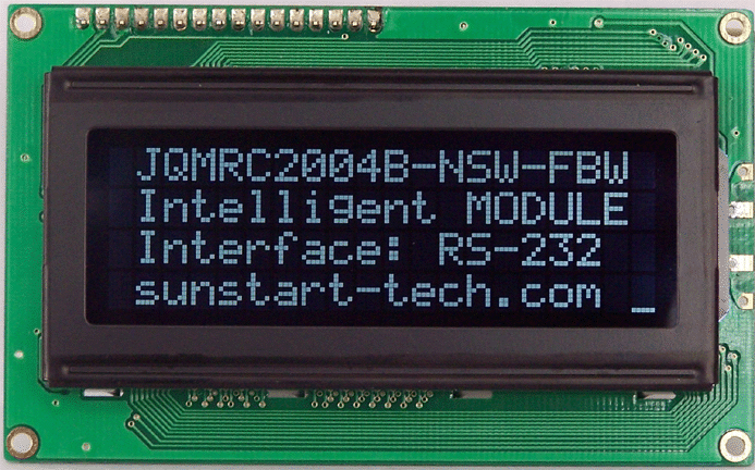 LCD module RS232 LCD module 20X4