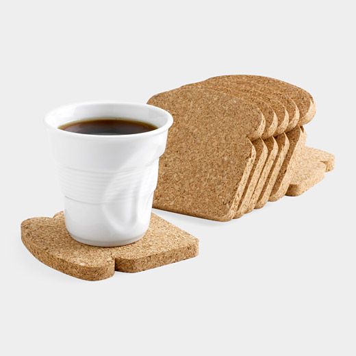 Cork Toast Coasters