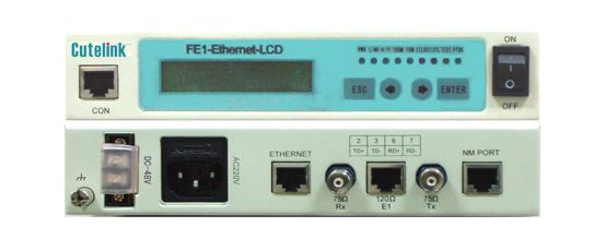 4/8/16E1 to 4Ethernet VLAN SNMP EOP Protocol converter