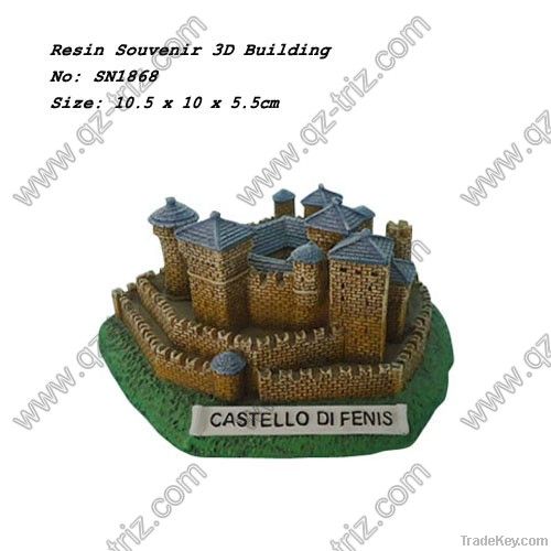 Resin Souvenir 3D Building