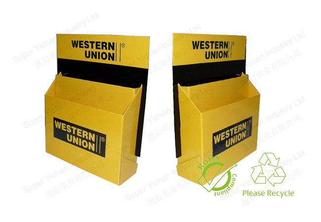 Cardboard counter display stand