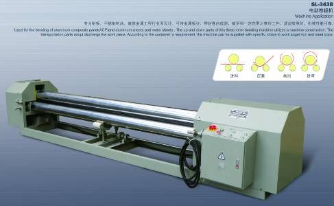 KT-343D 3-Roller Bending Machine