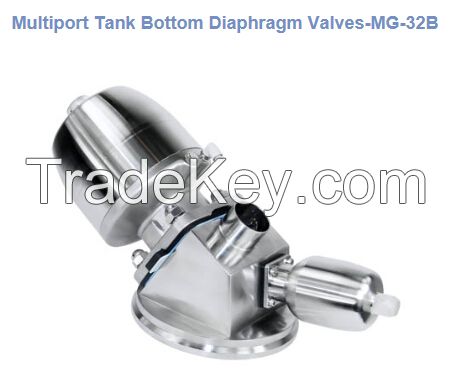 Multiport Tank Bottom Diaphragm Valves/Multiport Diaphragm Valve /Multiple Channel Diaphragm Valve/Multiport  Diaphragm Valves/Welding Combined Multiport Diaphragm Valve