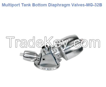 Multiport Tank Bottom Diaphragm Valves/Multiport Diaphragm Valve /Multiple Channel Diaphragm Valve/Multiport  Diaphragm Valves/Welding Combined Multiport Diaphragm Valve