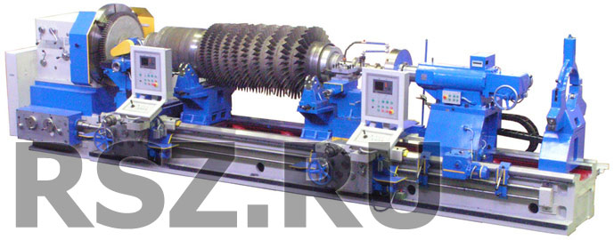 Rotor repair special lathe