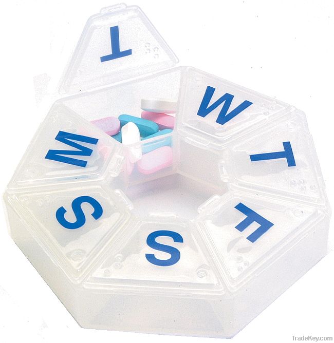 Seven Sided Pill Organizer