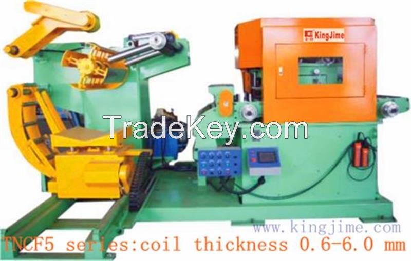 Coil feeder and straightener uncoiler