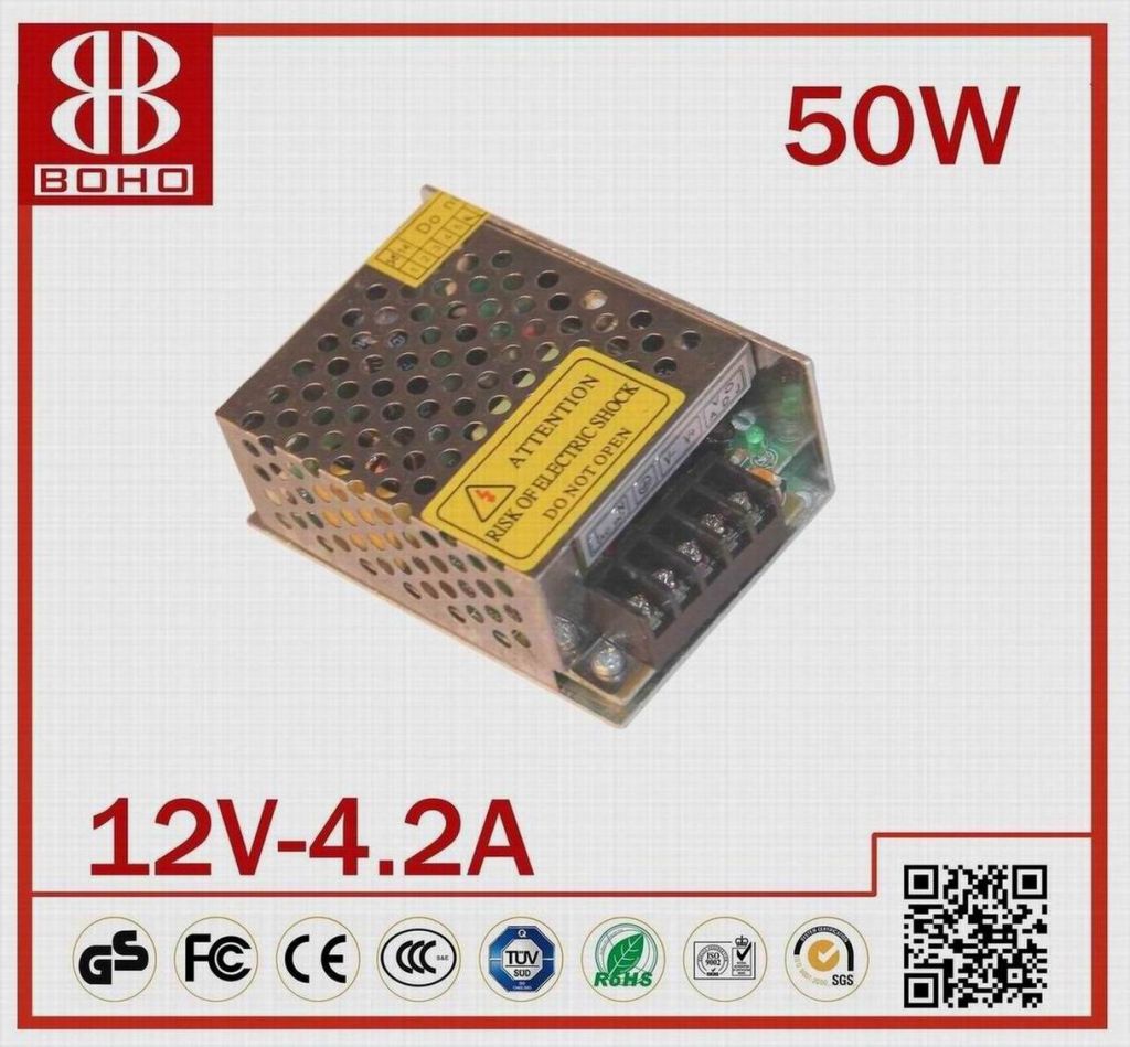 DC12V 50W LED power supply with CE