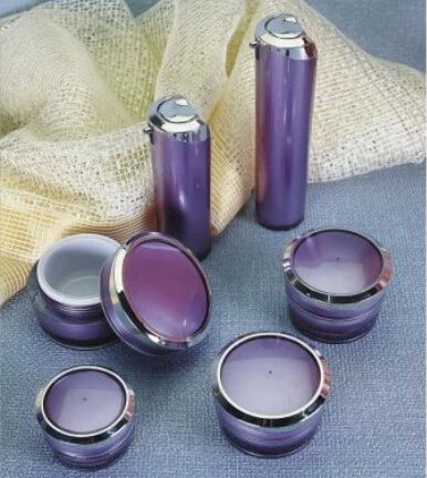 A series 15g 30g 50g empty cosmetic aluminum  jar