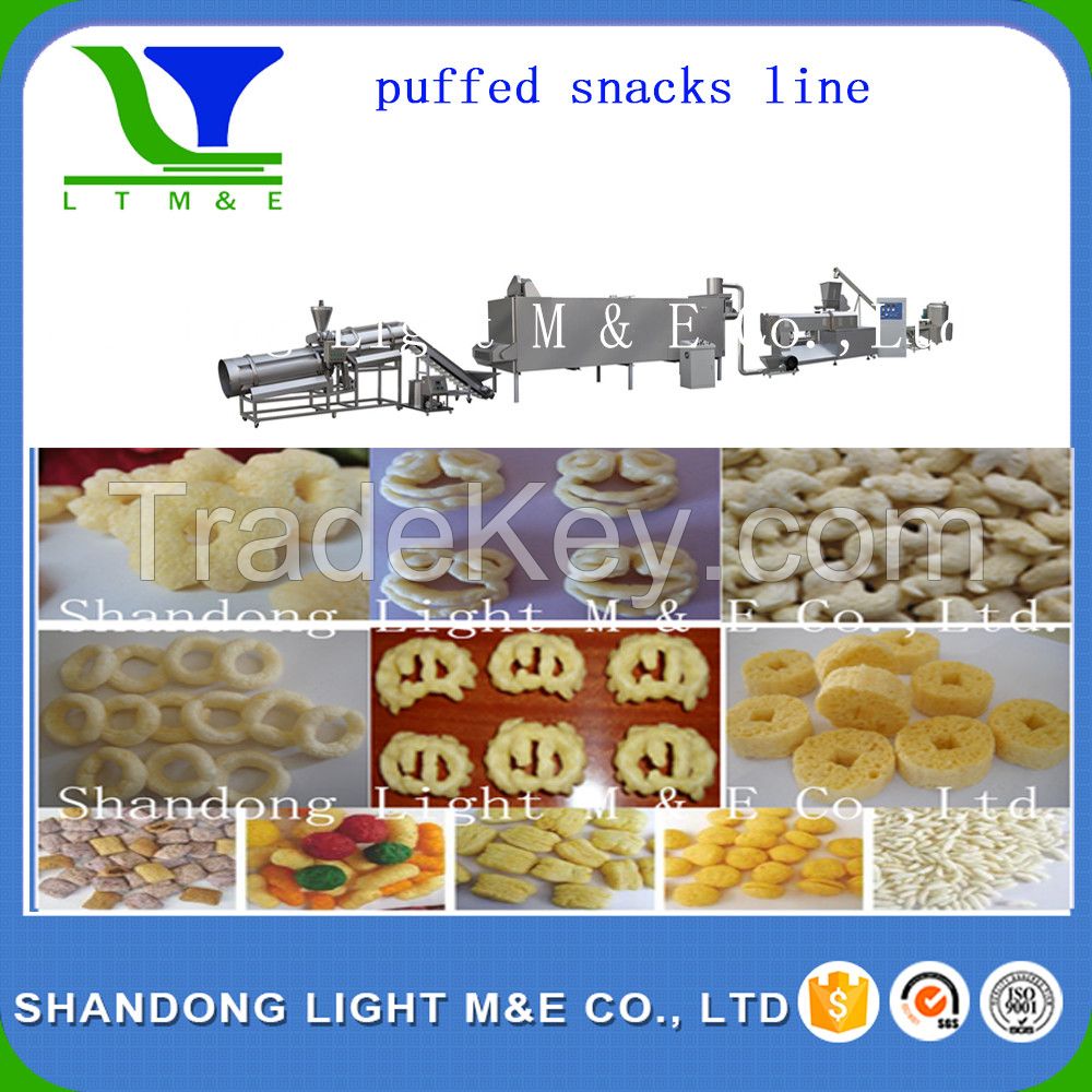 Corn inflating snacks food machine