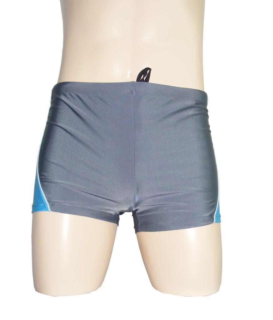 Fashion Men's boxer swim trunks-Classic swim shorts-sexy Men's boxer swinsuit#MU611