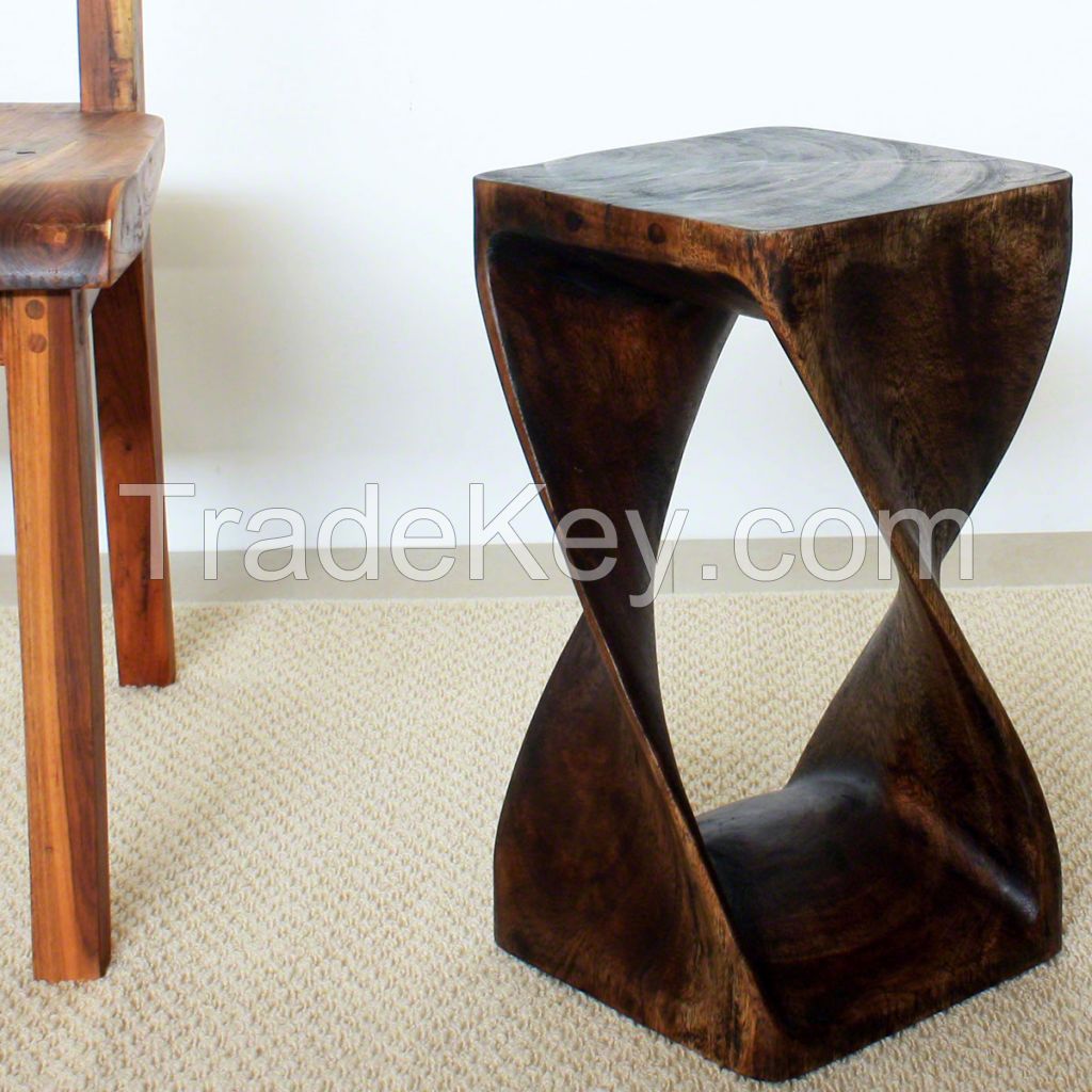 Twist Stool 10 in SQ x 18 in H