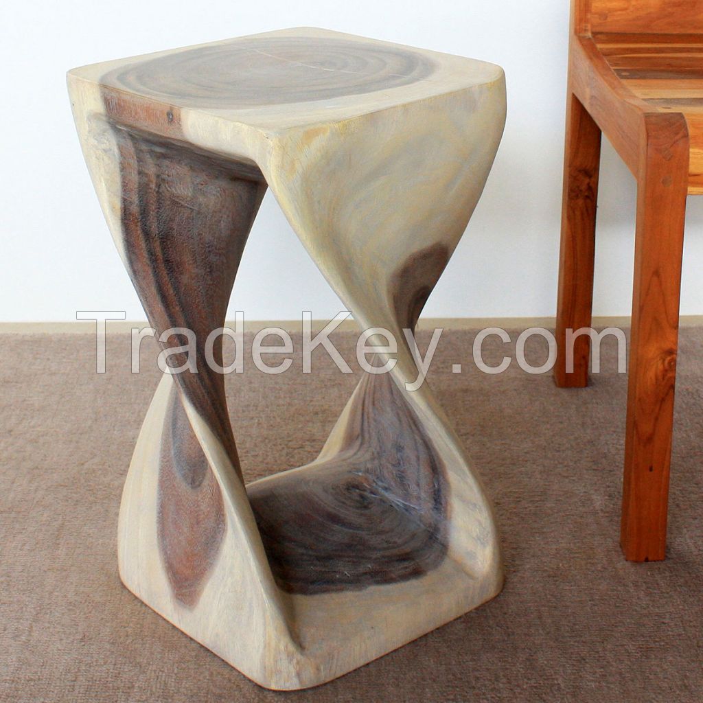 Twist Stool 12 in SQ x 20 in H