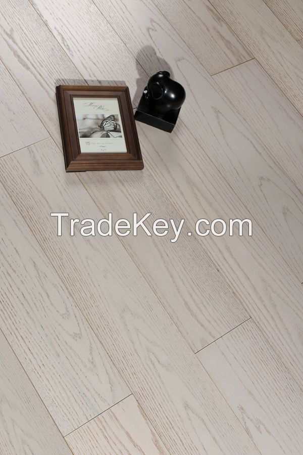 White washed Oak engineered wood flooring factory supply