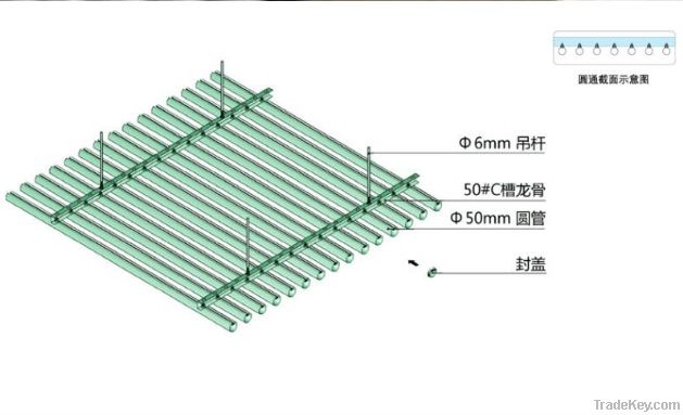 Round Style Aluminum Ceiling Series