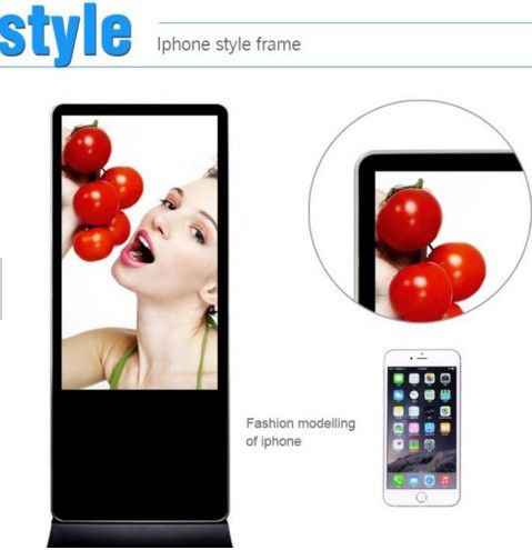 46 inch standing lcd digital advertising display with pc and android