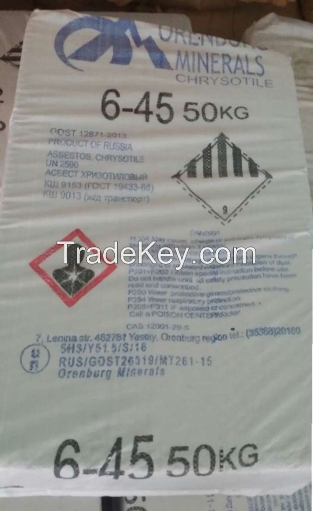 Russia Ural asbestos fiber