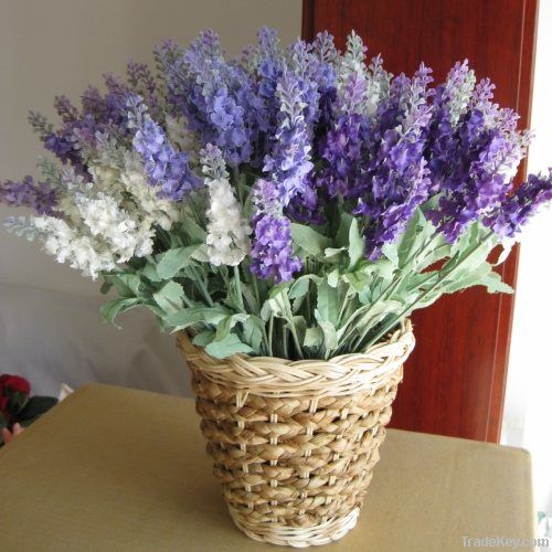 10-head Lavender bush artificial flower decoration wedding