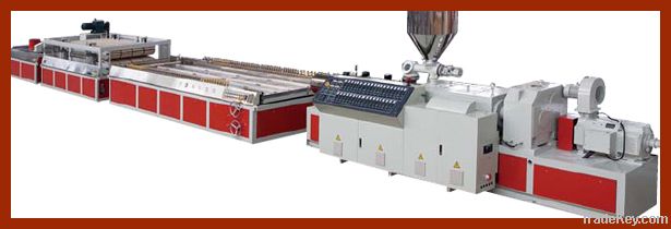 WPC Floor twin screw extruder machine plastic