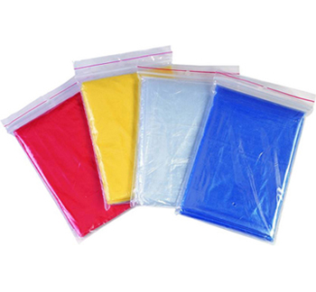 Emergency Poncho with Attached Hood Available in Polyethylene