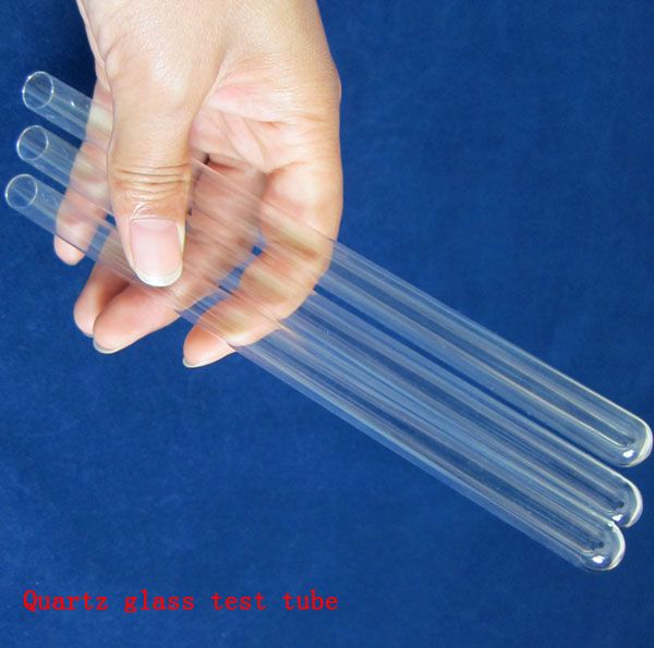 Sealed transparent quartz glass test tube for experiment