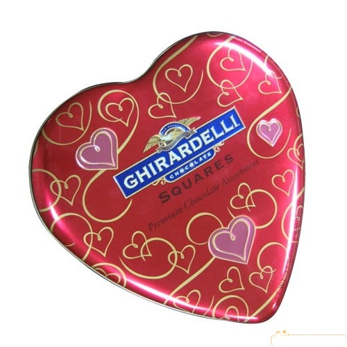 heart tin box