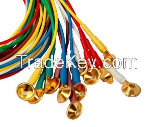 Gold cup electrodes